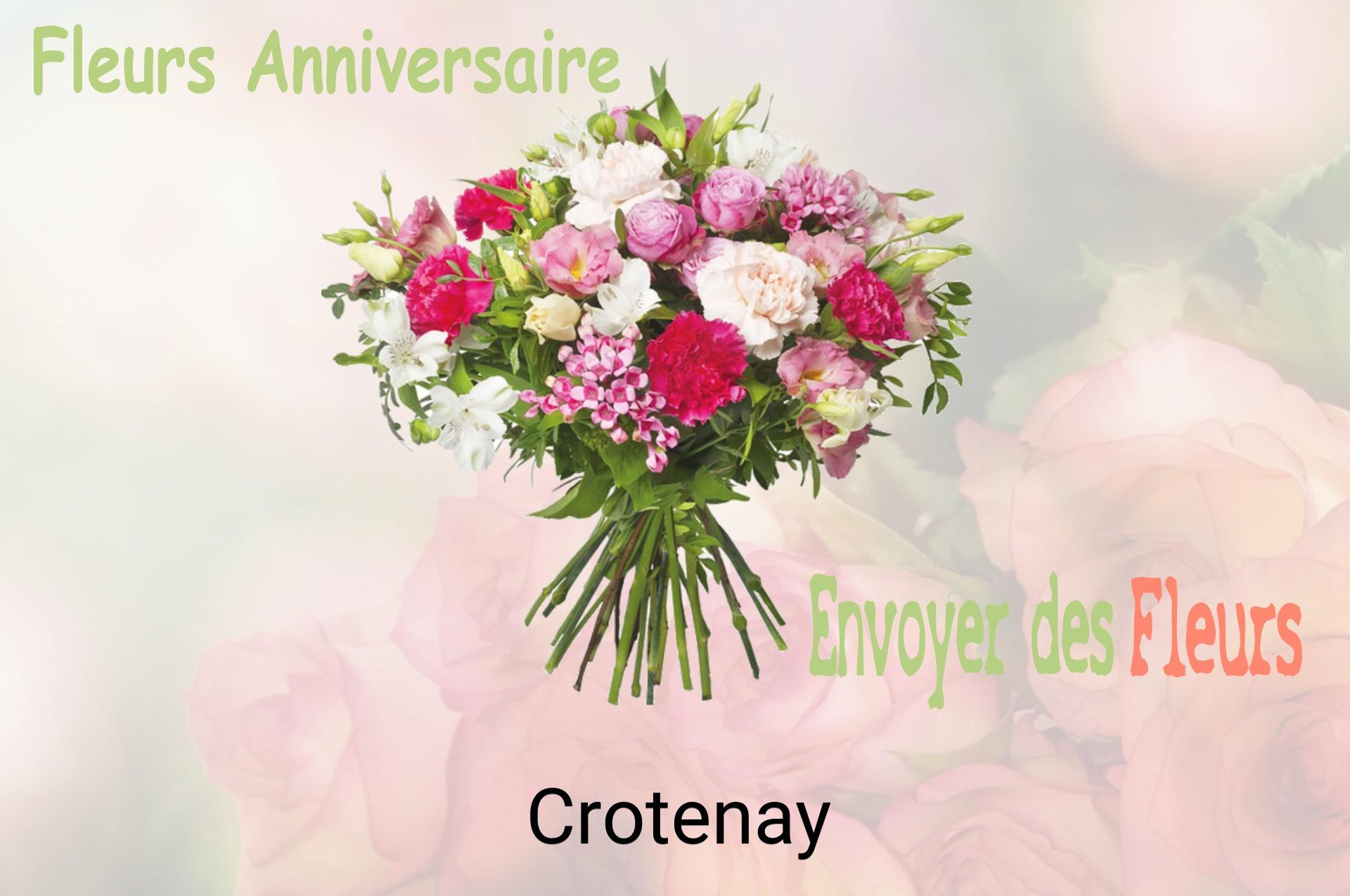 Bouquet de fleurs d’anniversaire livré à Crotenay
